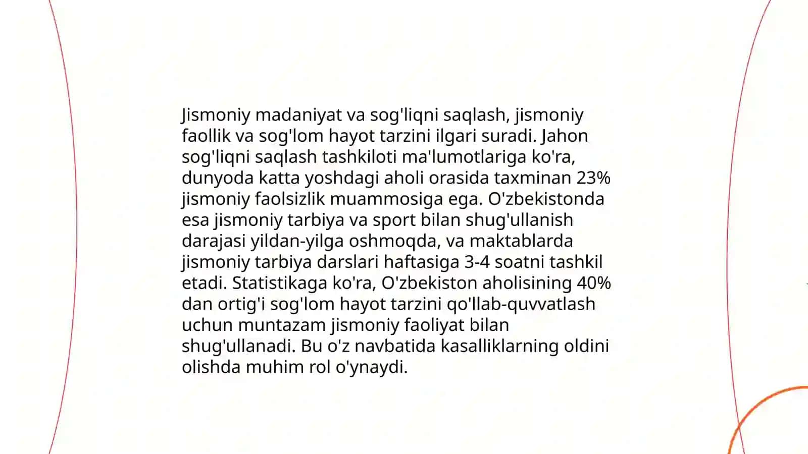 Jismoniy madaniyatning jamiyatdagi vazifalari va shakllari 4