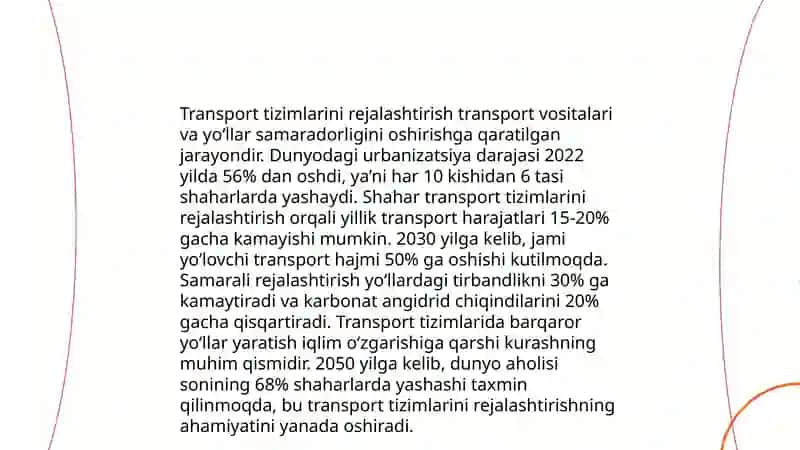 Transport tizimlari va ulani qòllash vositalari 4