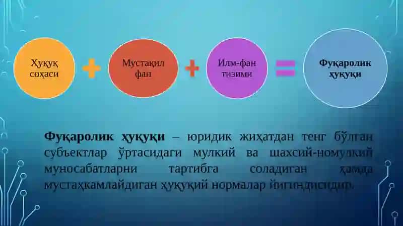 Фуқаролик ҳуқуқи фанига кириш 4