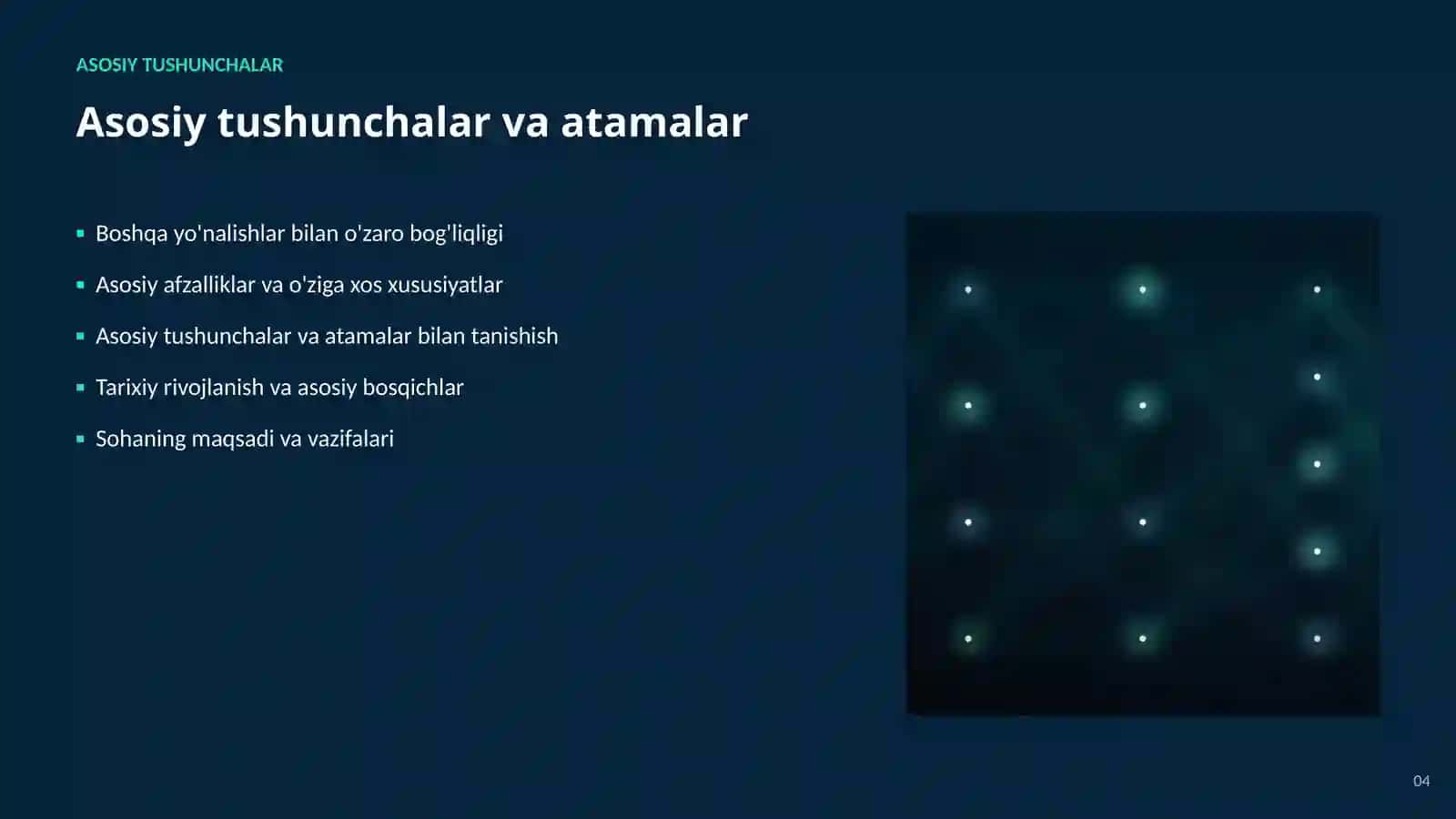 SUN'IY INTELLEKT • AI VA KATTA MA'LUMOTLAR 4