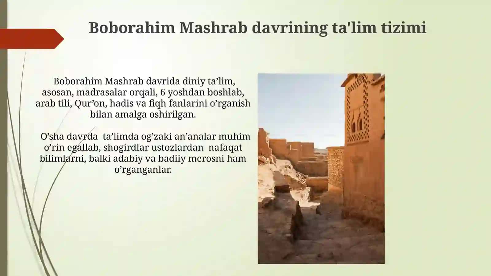 Boborahim Mashrab yashagan davr tarixiy va madaniy hayotida 4