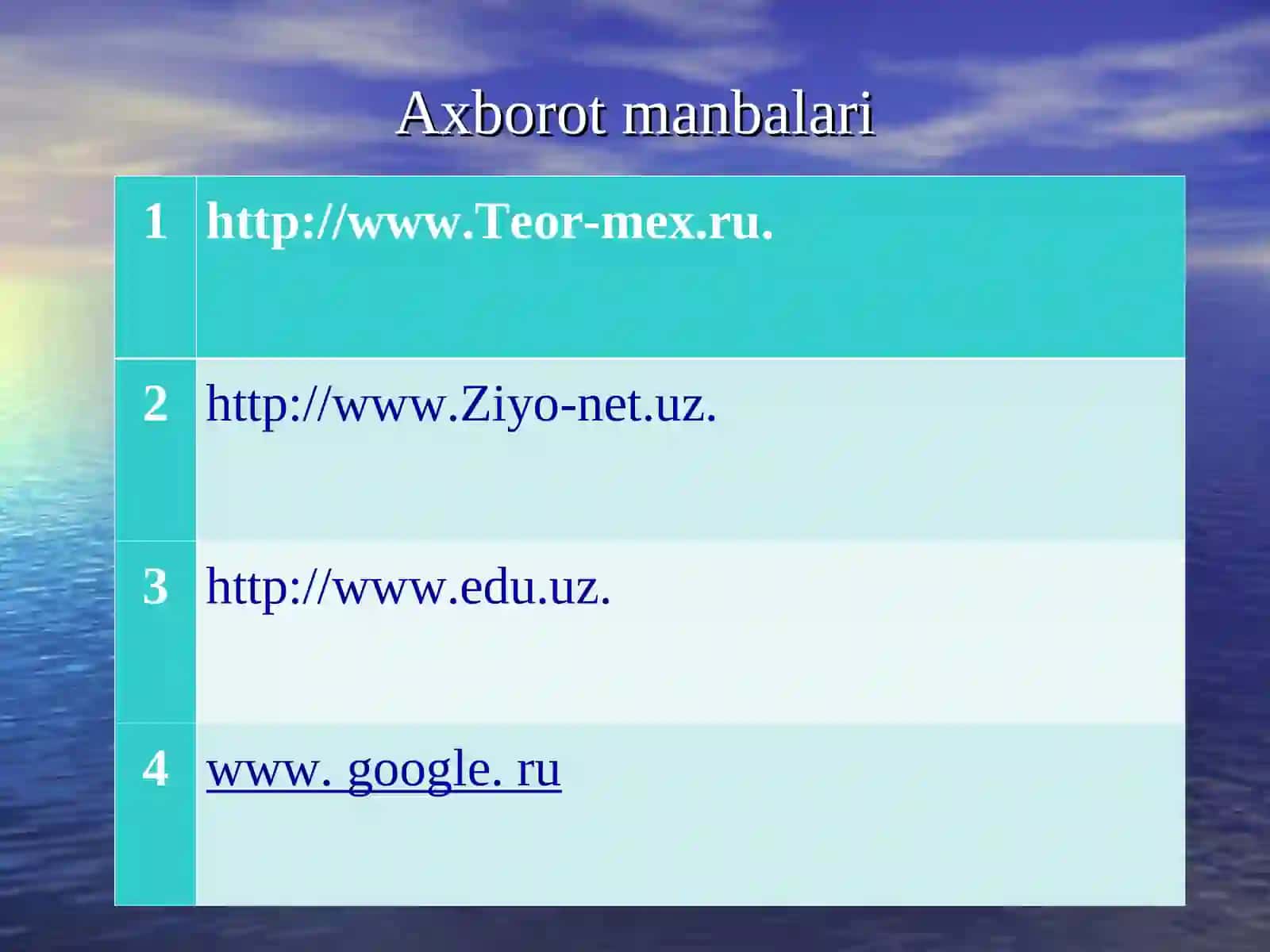 TEXNIK MEXANIKA 4