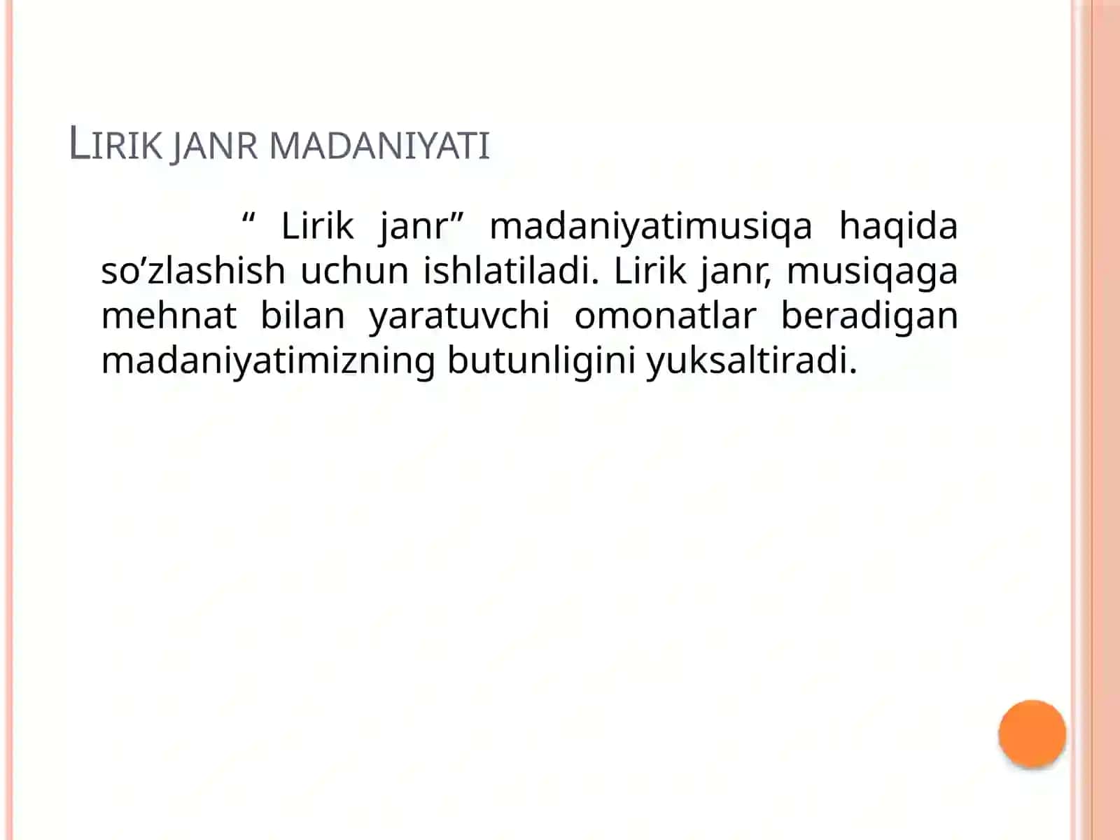 Epos  va epik  janrlar.Lirika va lirik janrlar, Lirika  lirik va  liro- epik  janrlar. 4