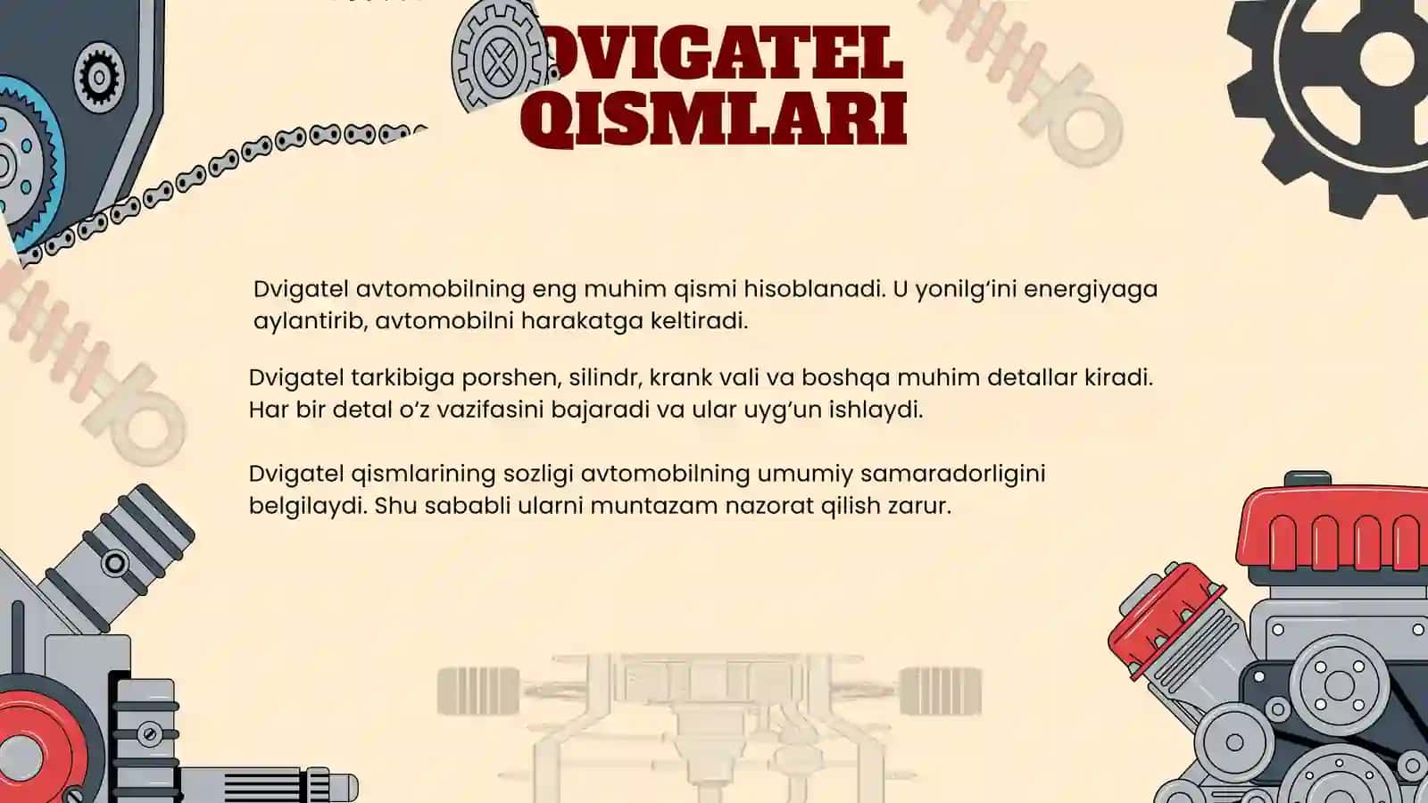 Avtomobil ehtiyot qismlari 4