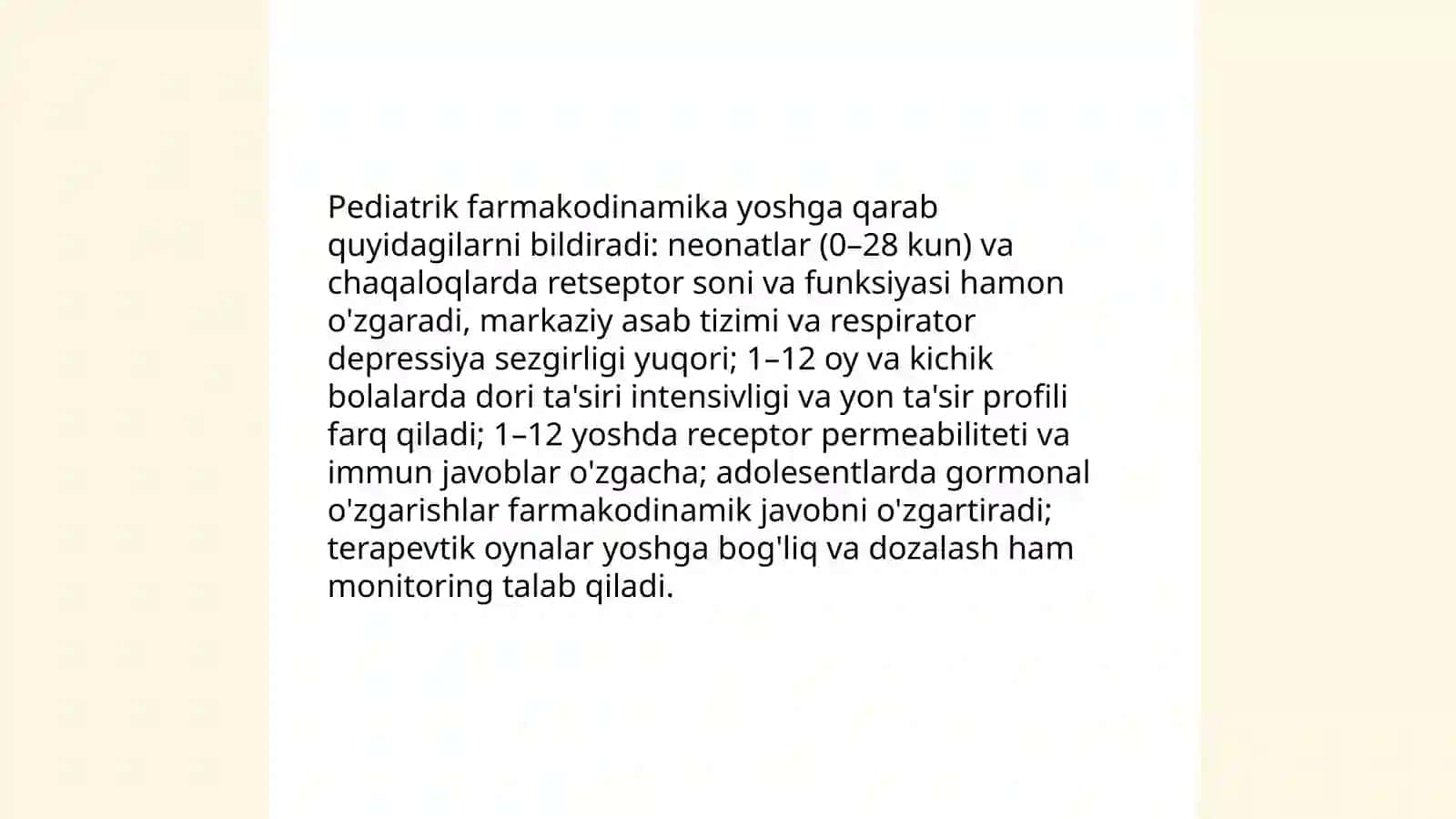 Biologik faol va dorivor moddalarning bola organizmiga taʼsiri 4