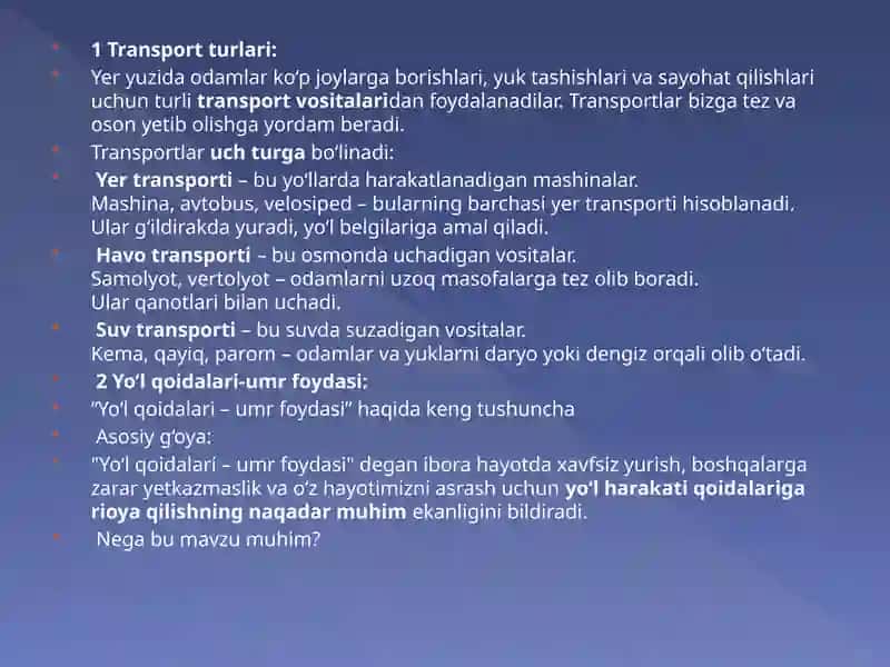 YO’L BELGILARINI TAXLA. (URTA GURUH) QURISH-YASASH MATEMATIKA MARKAZI 4