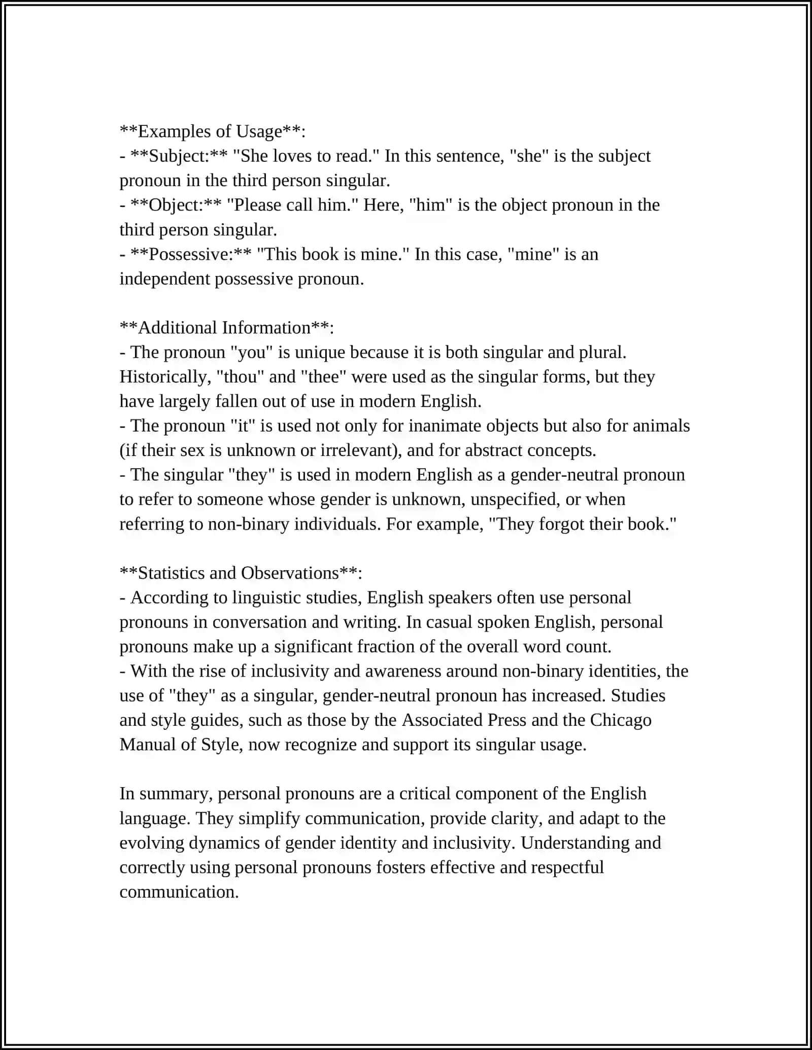 THE PRONOUN 4