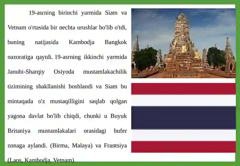 Tailand turizm resurslari va uning turizmni rivojlantirish istiqbollari 4