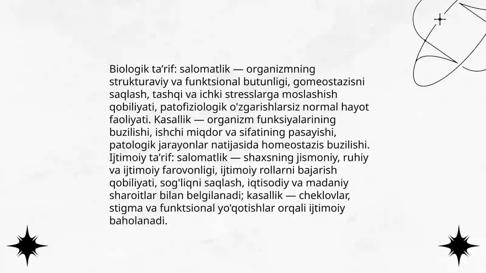 Patafiziologiya va salomatlik 4
