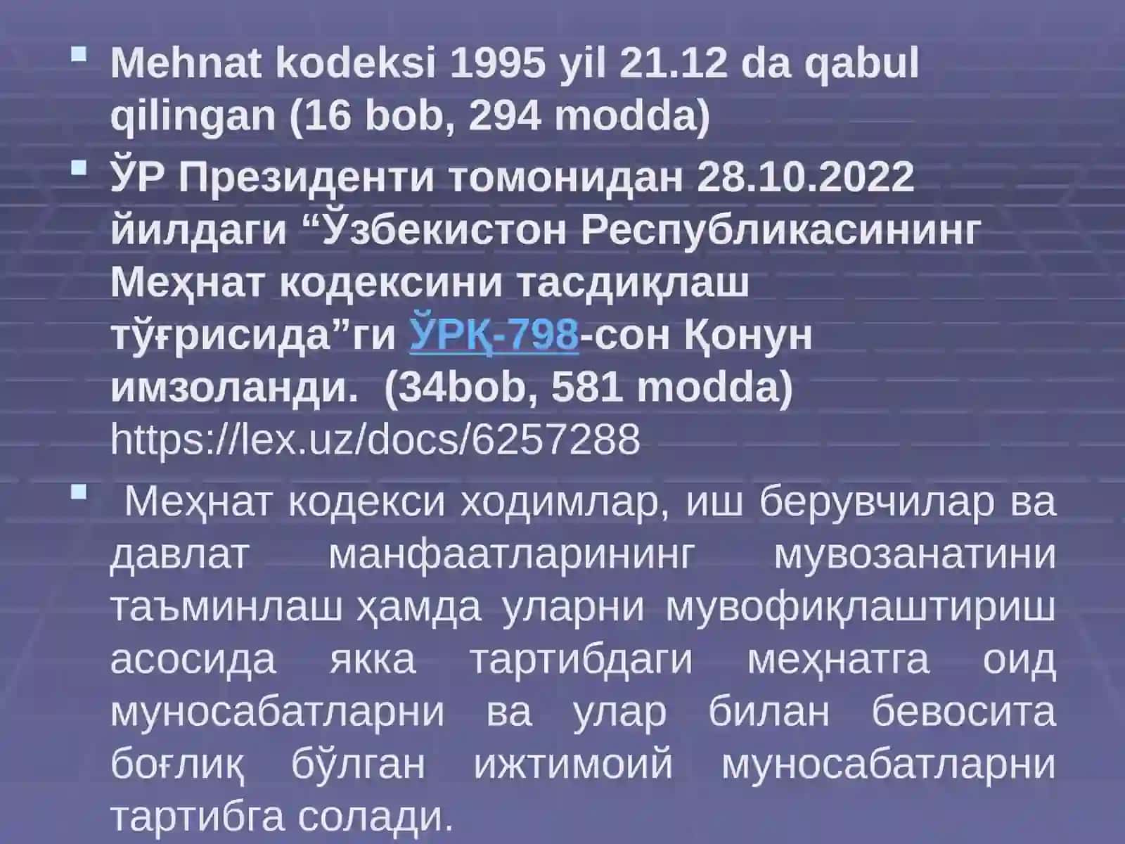 Ish vaqti sarfining turkumlanishi (klassifikatsiyasi) 4