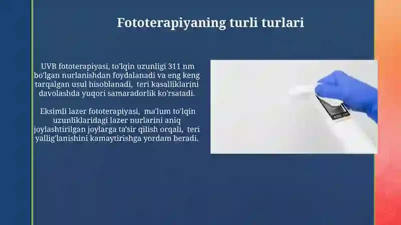 Ósma va boshqa kasalliklar nur terapiyasi 4