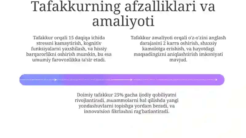 Taffakur haqida 4