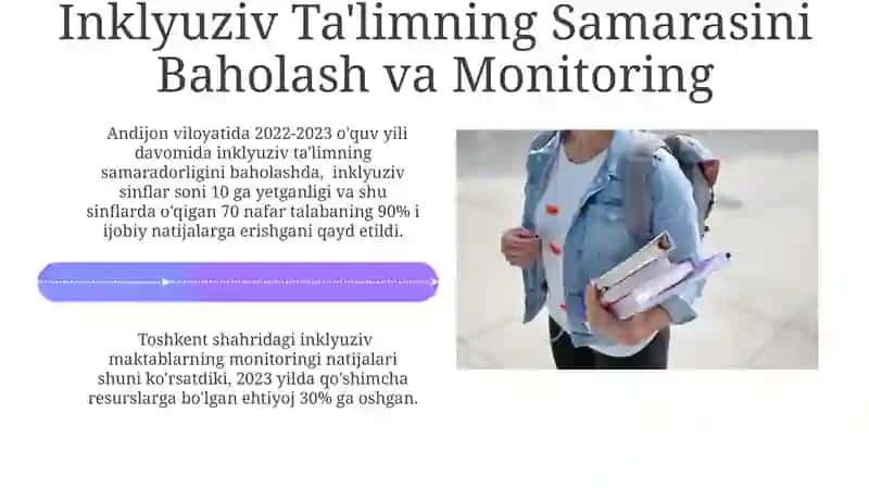 Inklyuziv Taʼlimning Amaldagi Holati va Muammolari 4