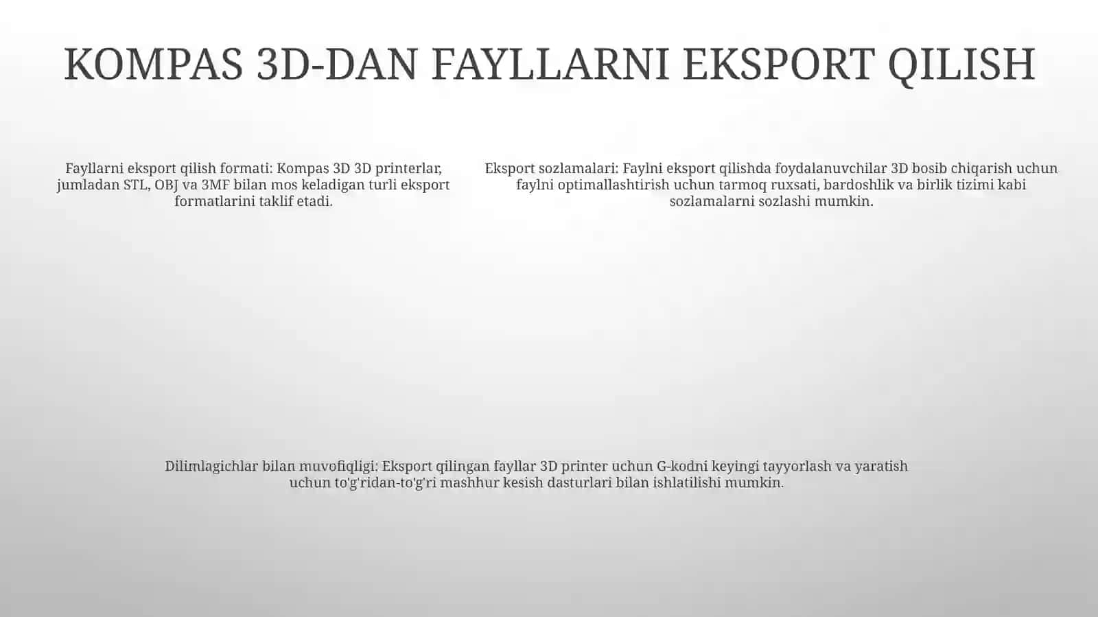 3D-printerda Loyiha Detallari 4