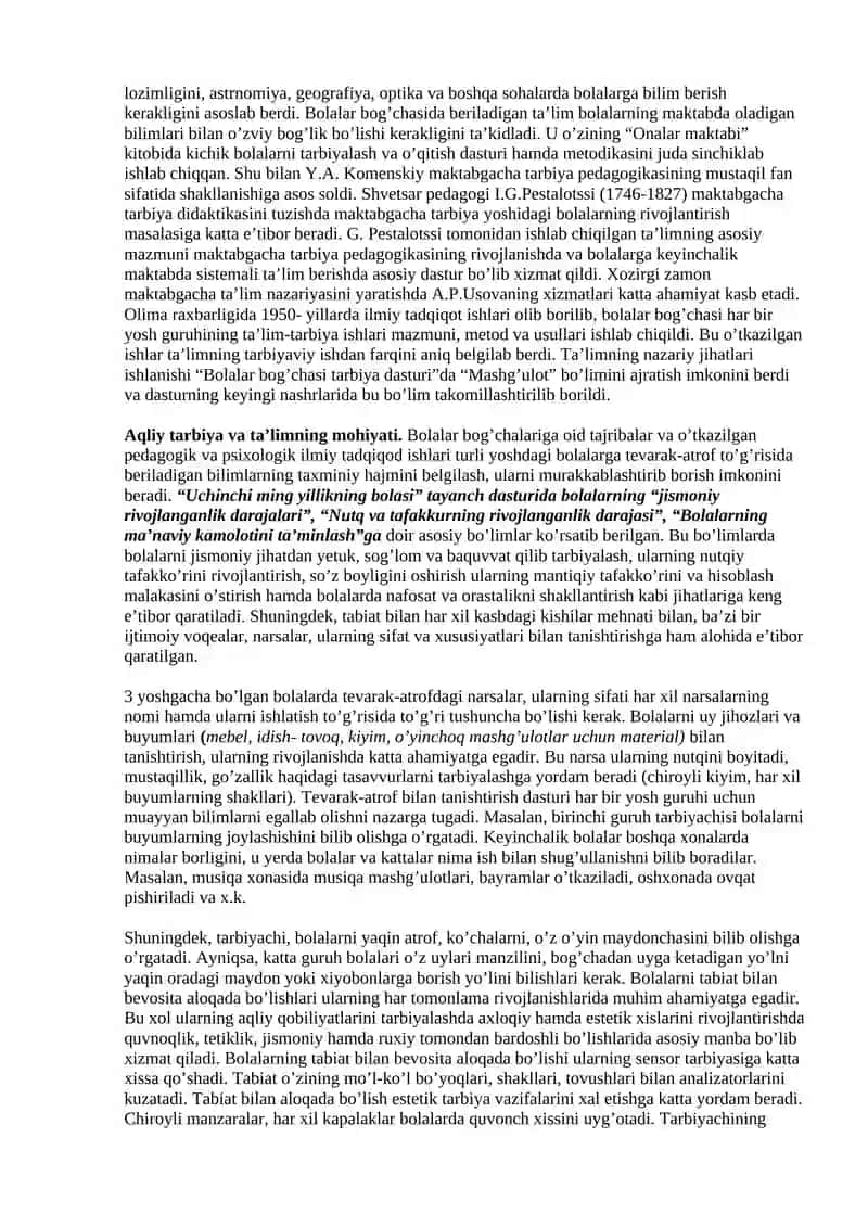 Maktabgacha ta'lim muassasasida aqliy va axloqiy tarbiya 4