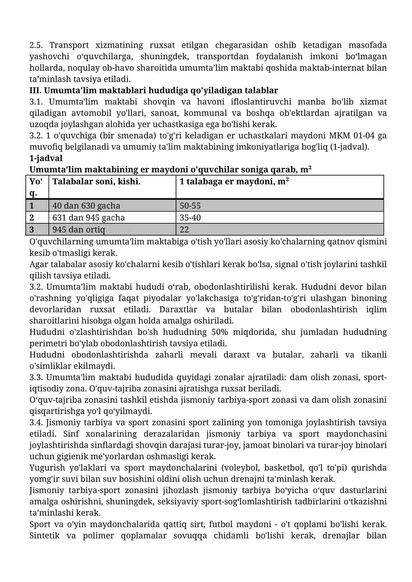 Sanitar qoida va meʼyorlar (Sanpin) 0341-16 4