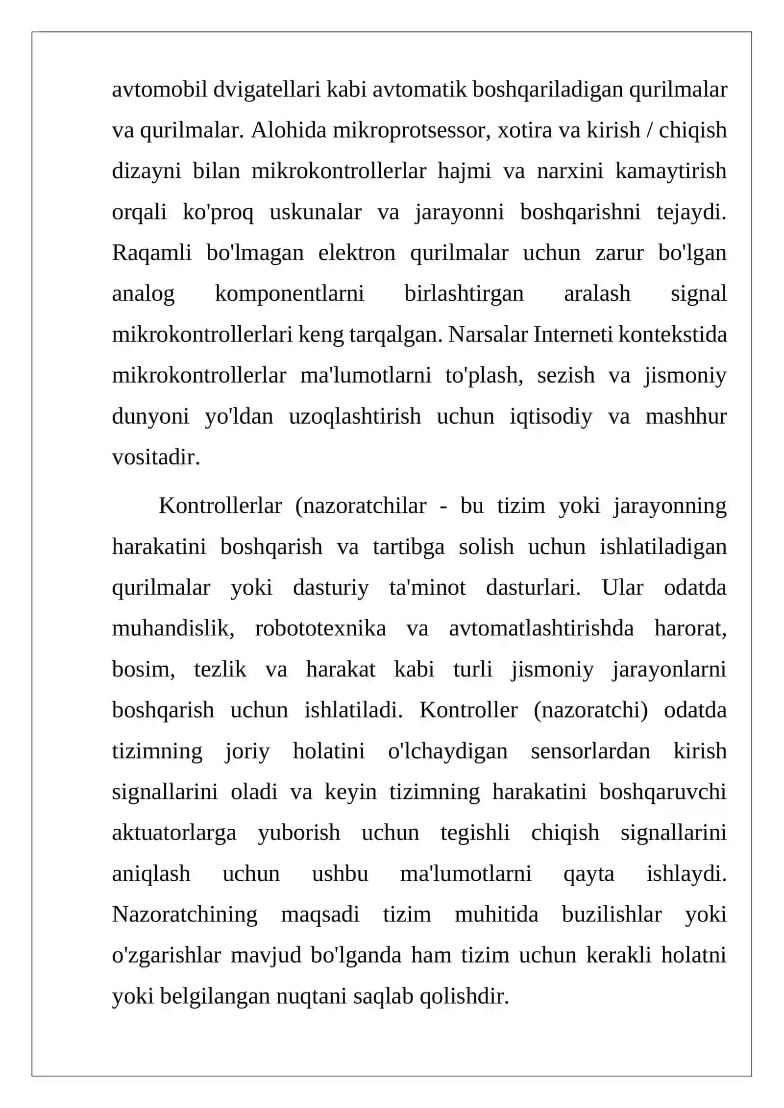 Mikrokontroller va konrellardan foydalanib qurilma sxemasini loyihalash 4