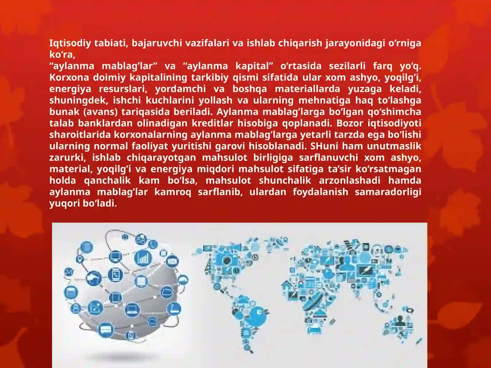 KORXONANING AYLANMA MABLAG’LARI 4