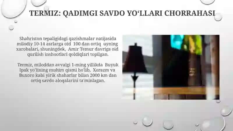 Temuriylar va antik davr shaharlari 4