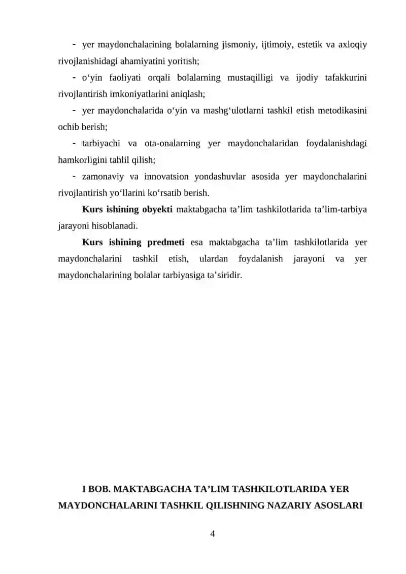 MAKTABGACHA TA’LIM YO’NALISHI 4