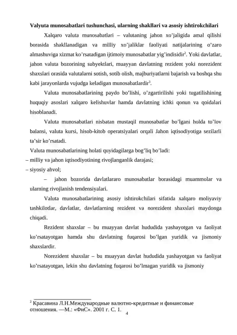 Xalqaro pul kredit munosabatlari va ulari tartibga solish 4