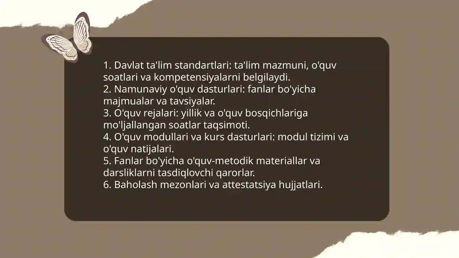 Davlat taʼlim standartlari va ularning tasnifi 4
