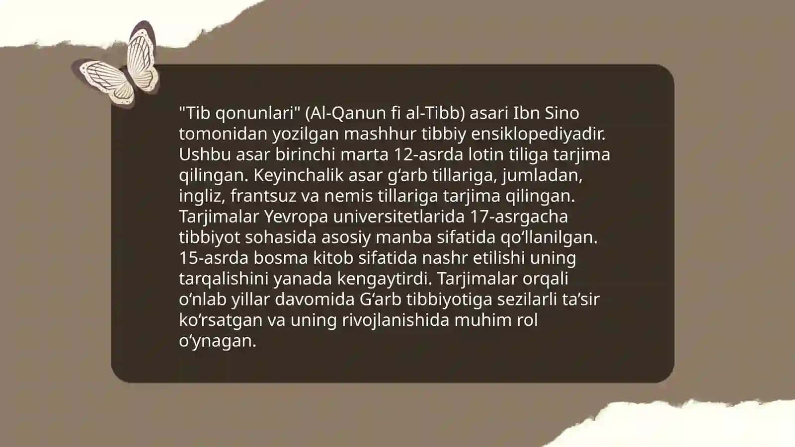Ibn Sino asarlarining g‘arb tillariga tarjimalari 4