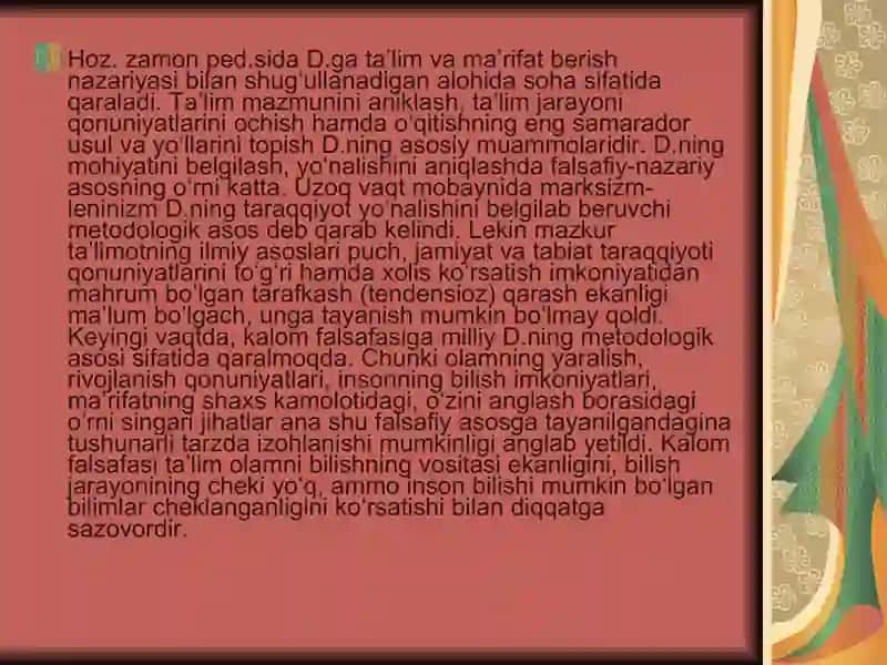 Ta’lim tamoyillari 4