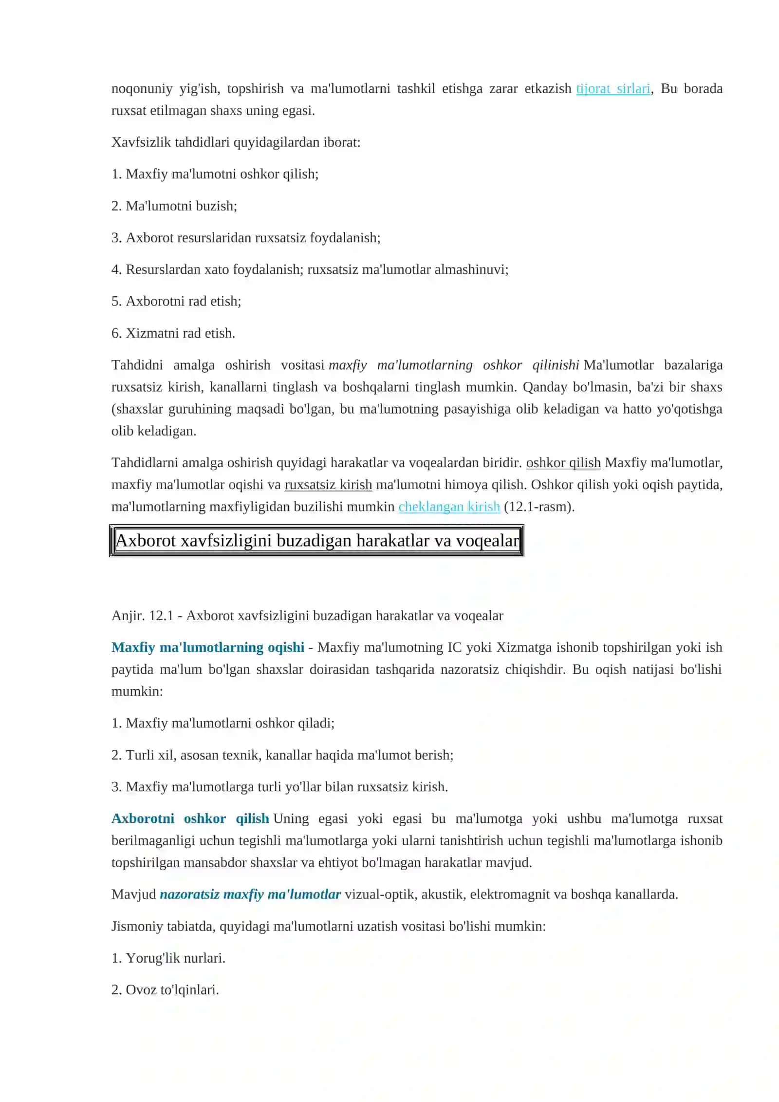 Axborot Xavfsizligi va Tahdidlar 4