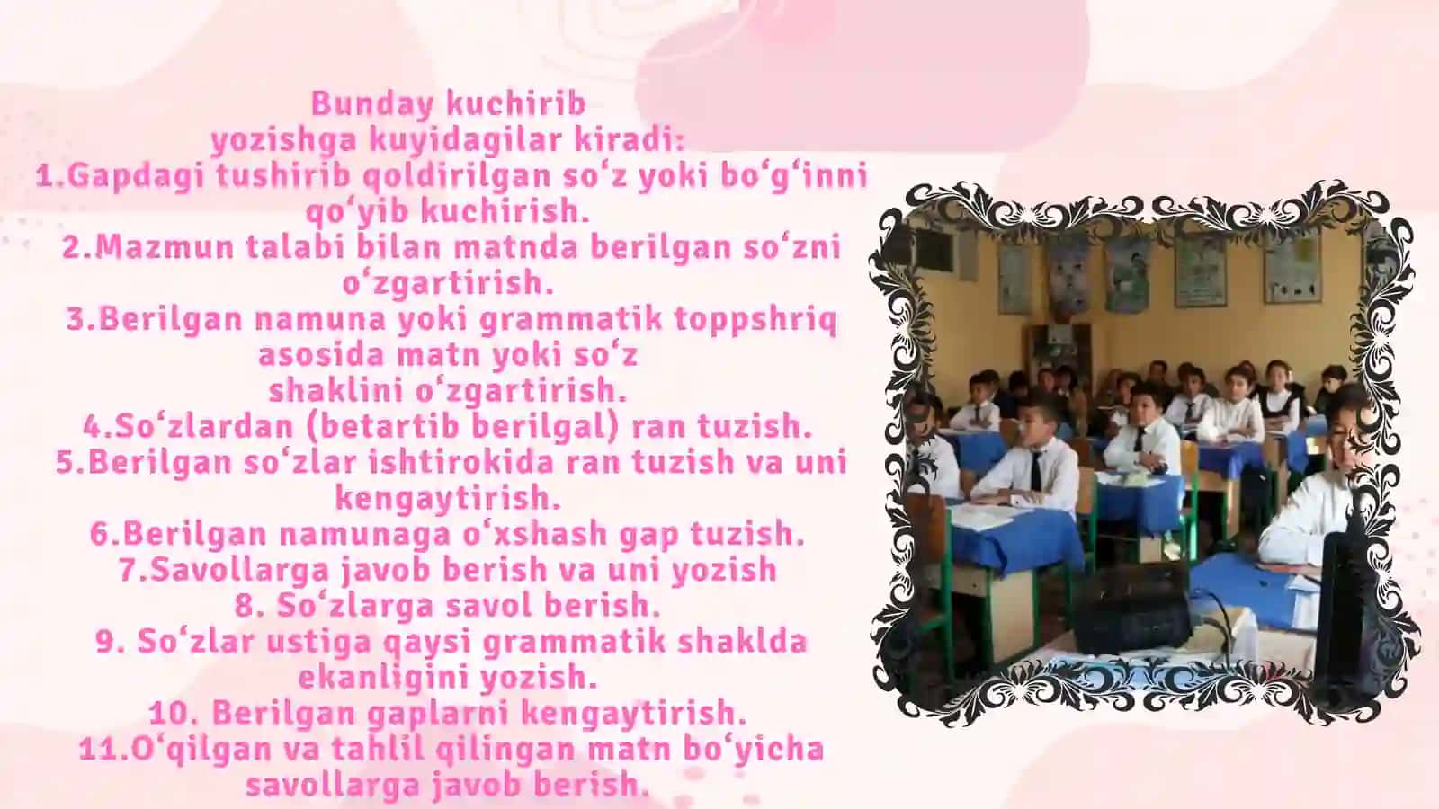 MAXSUS MAKTABDA YOZMA ISHLAR VA ULARNI O'TKAZISH METODIKASI 4