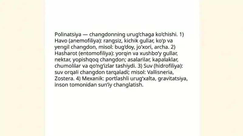 O‘simliklarning jinsiy va jinssiz ko‘payishi 4