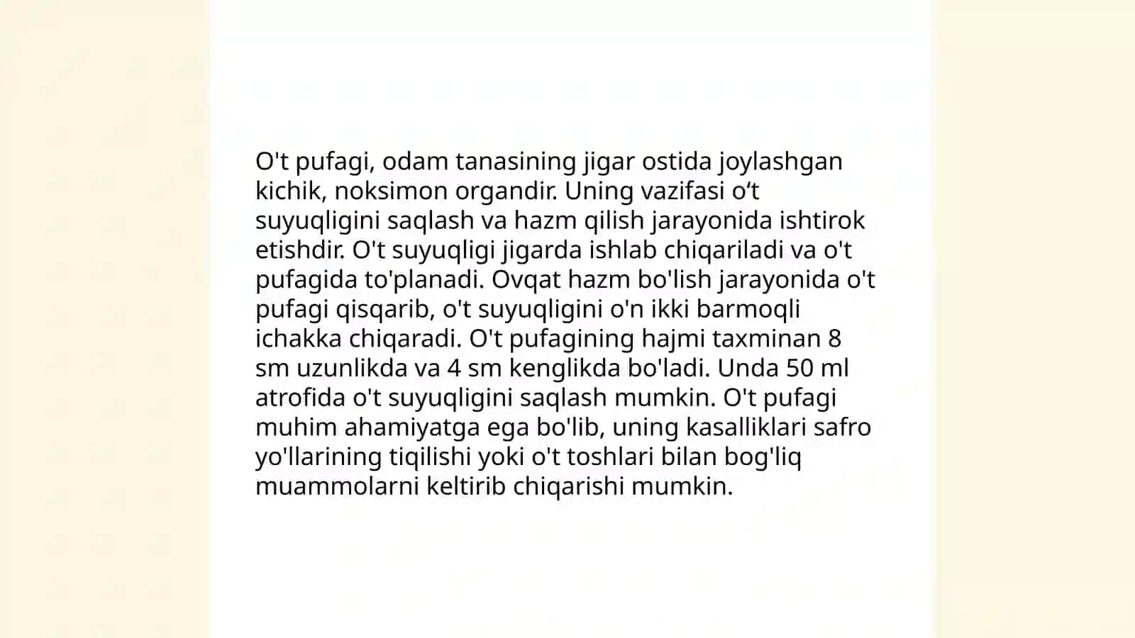 O't pufagi va hazm qilish tizimi 4