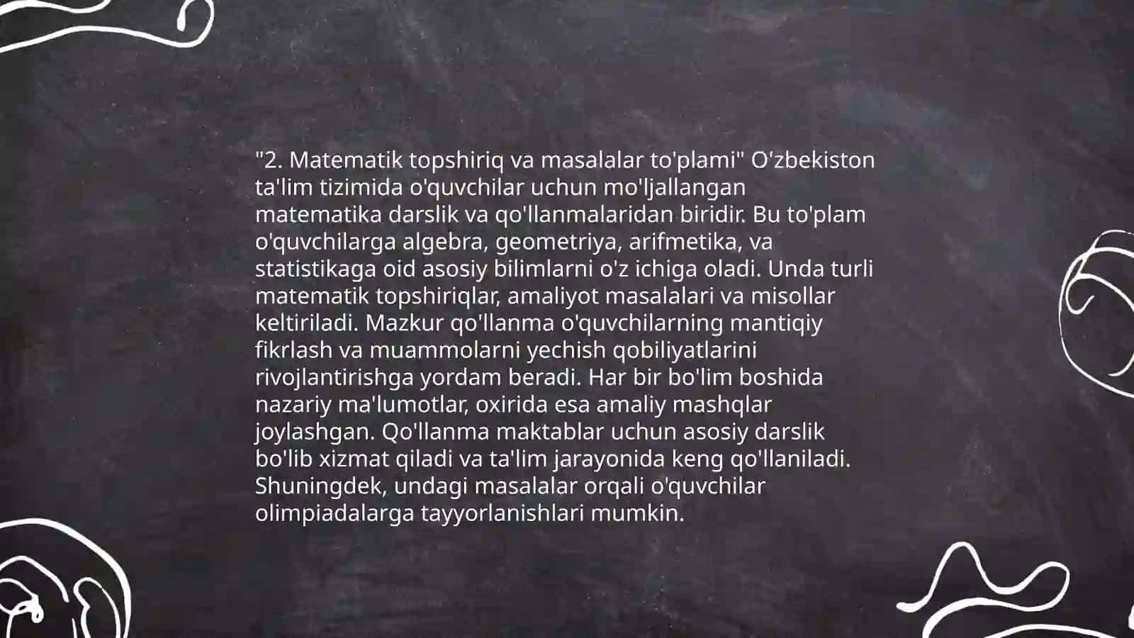 Matematik viktorinalar 4