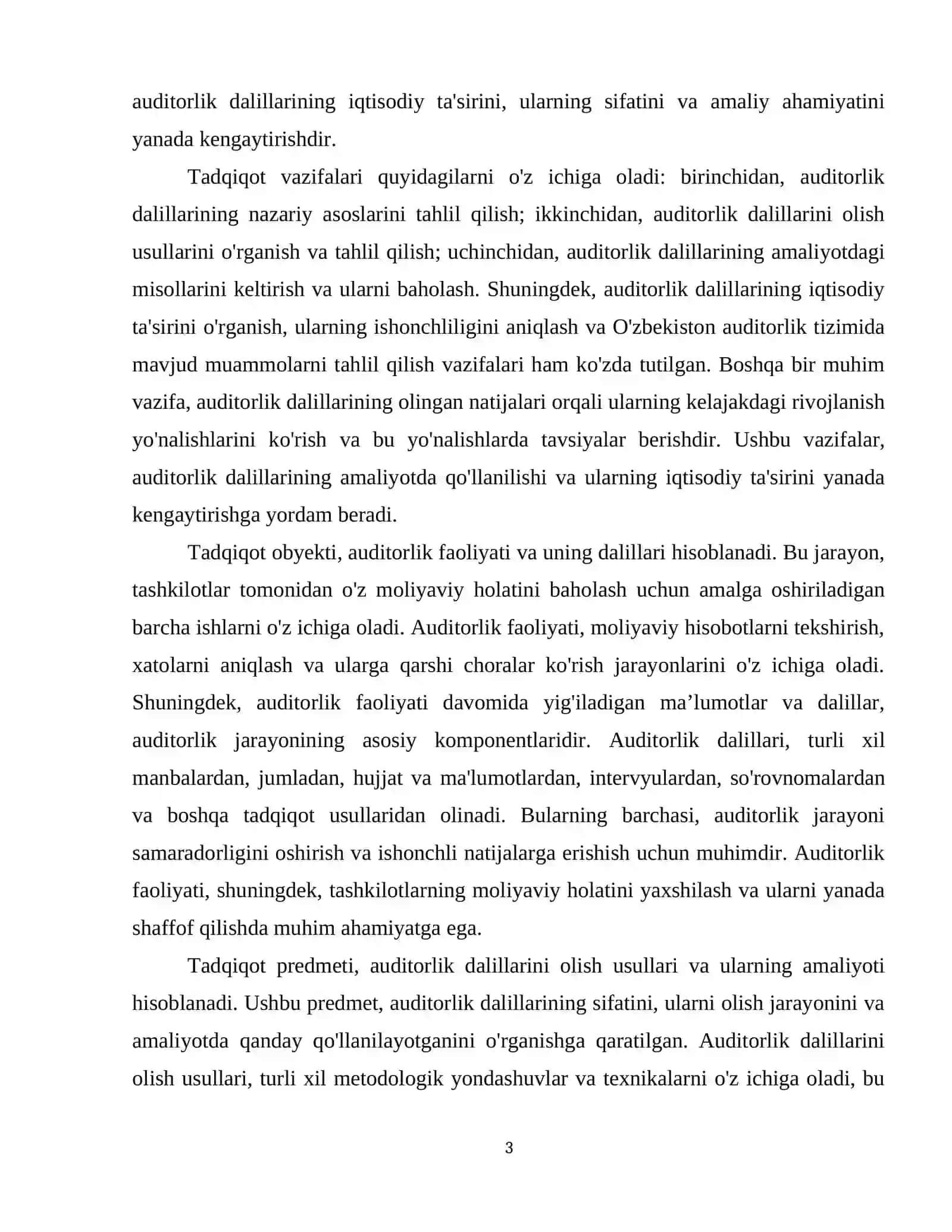 Auditorlik dalillar va ularni olish usullari 4
