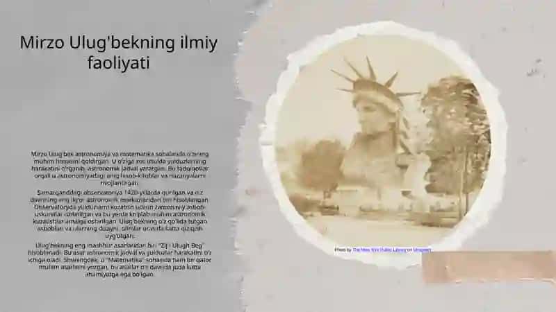 Mirzo Ulug'bek hayoti va faoliyati 4