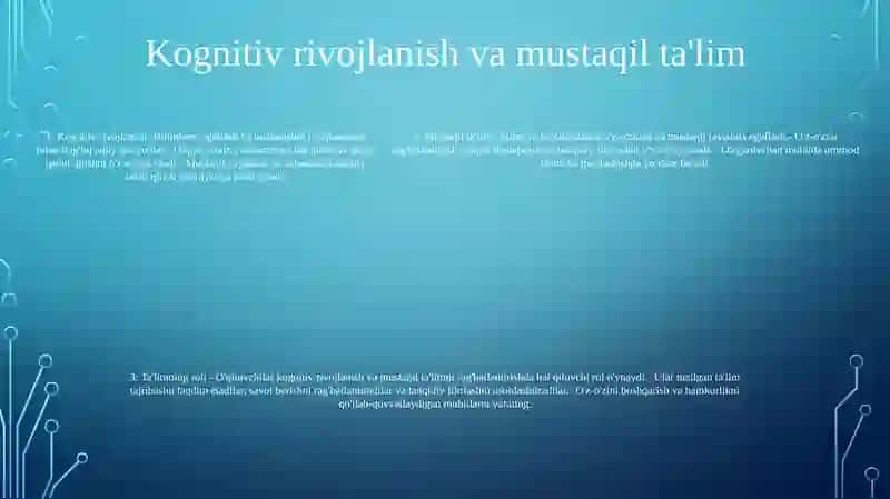 Bolalarning Mustaqil OʼQishi Haqida Tushuncha Uning Vazifalari 4