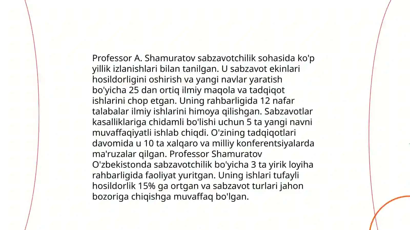Sabzavotchilikning ilmiy asoschilari va yutuqlari 4