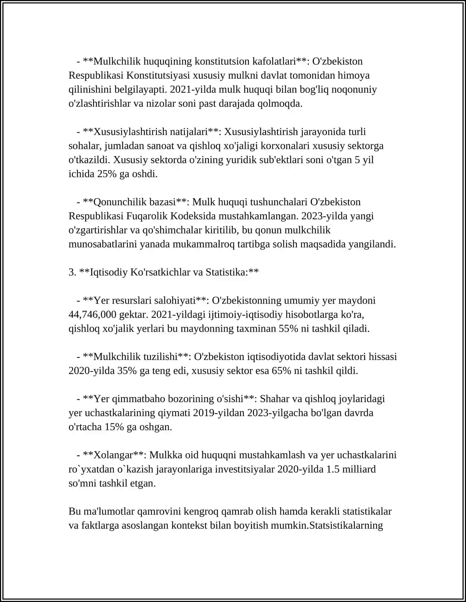 MUSTAQILLIK YILLARIDA QISHLOQ XOʻJALIGI VA SANOAT SOHASIDAGI OʻZGARISHLAR 4