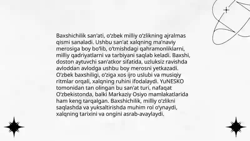 Baxshichilik san'ati 4