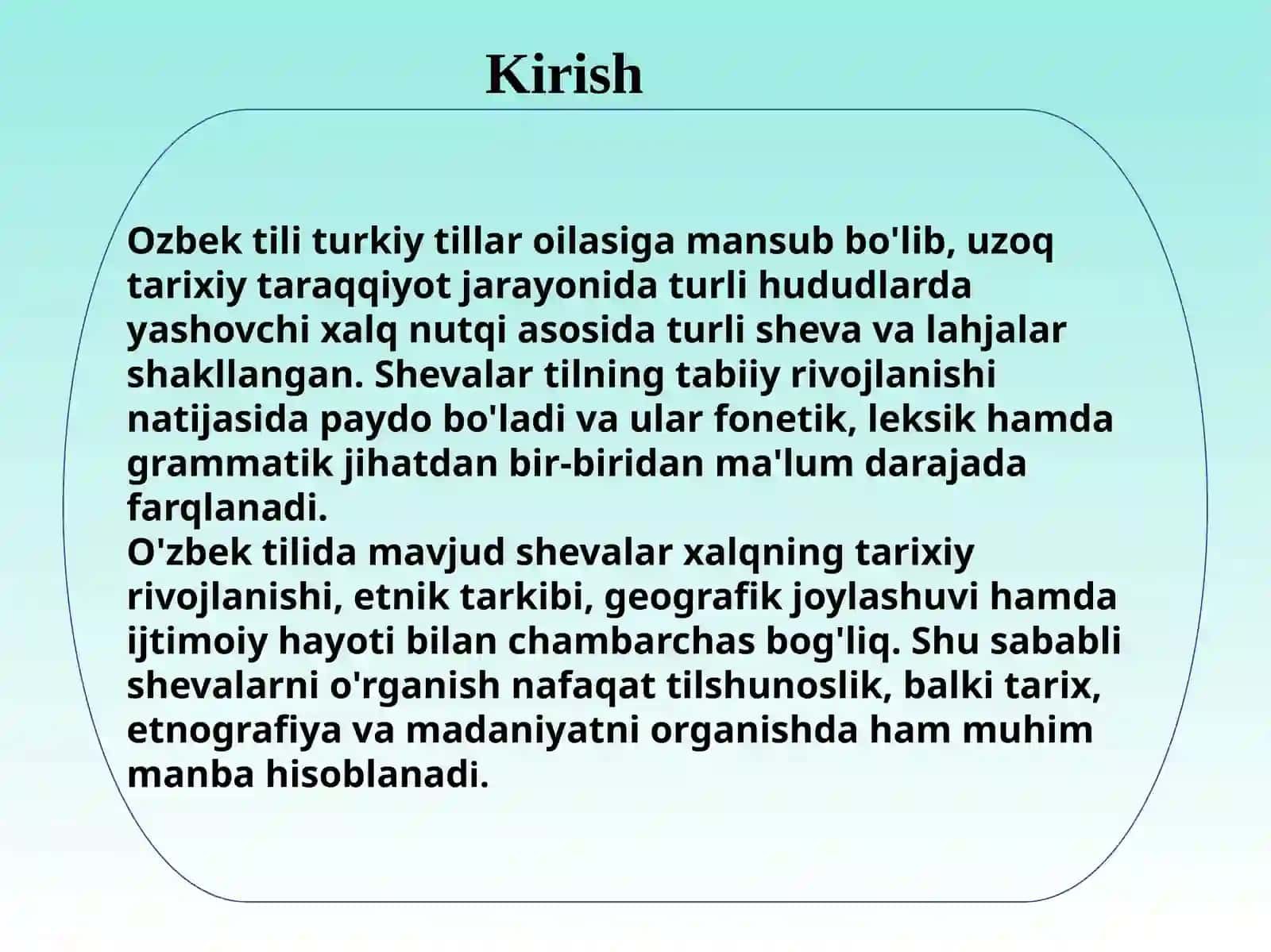 O'zbek shevalarini o'rganishda keng qo'llaniladigan metodlar 4
