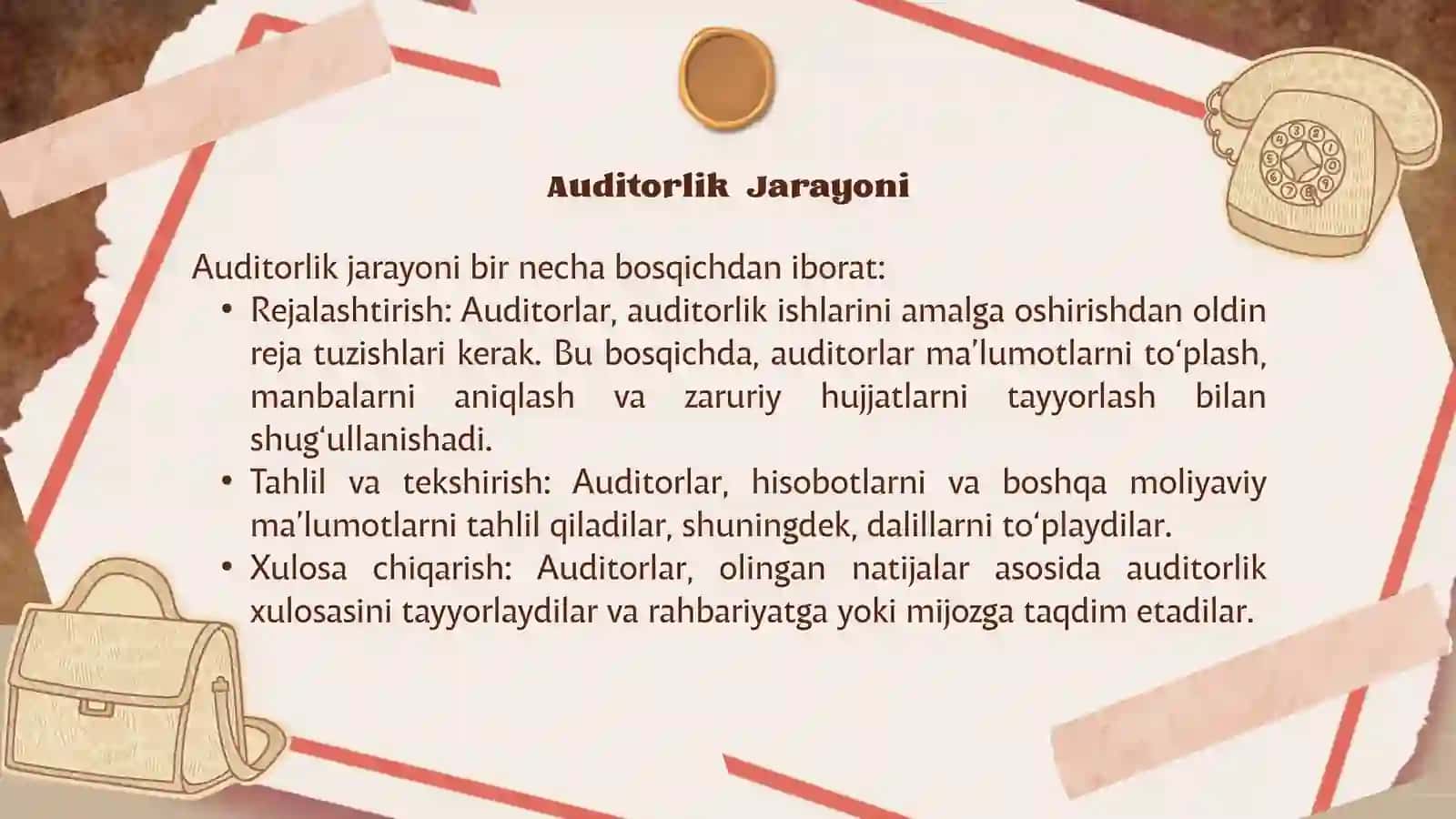 Auditorlik faoliyatining tashkiliy asoslari 4