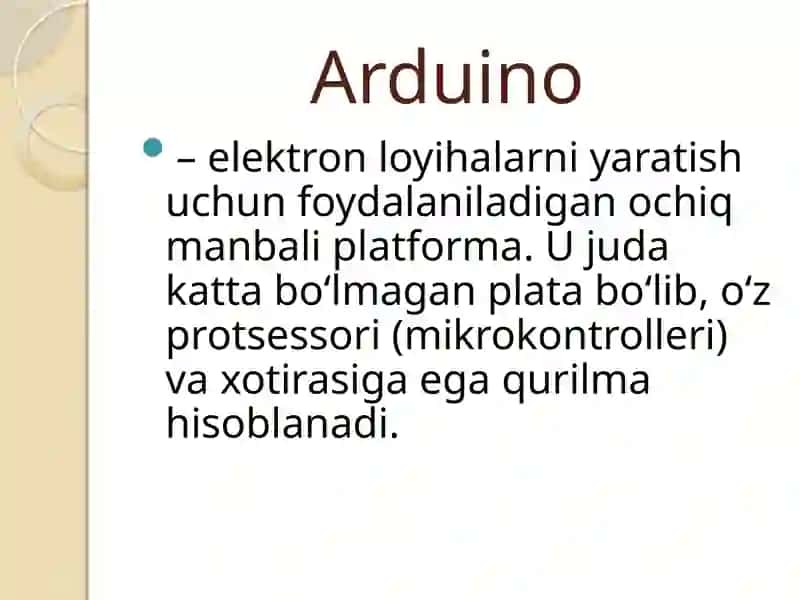 ARDUINO 4