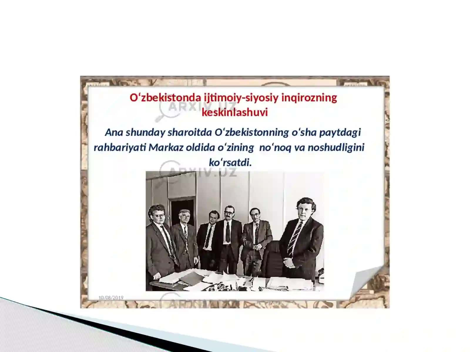 O'zbekistondagi Ijtimoiy-Siyosiy Jarayonlar 4