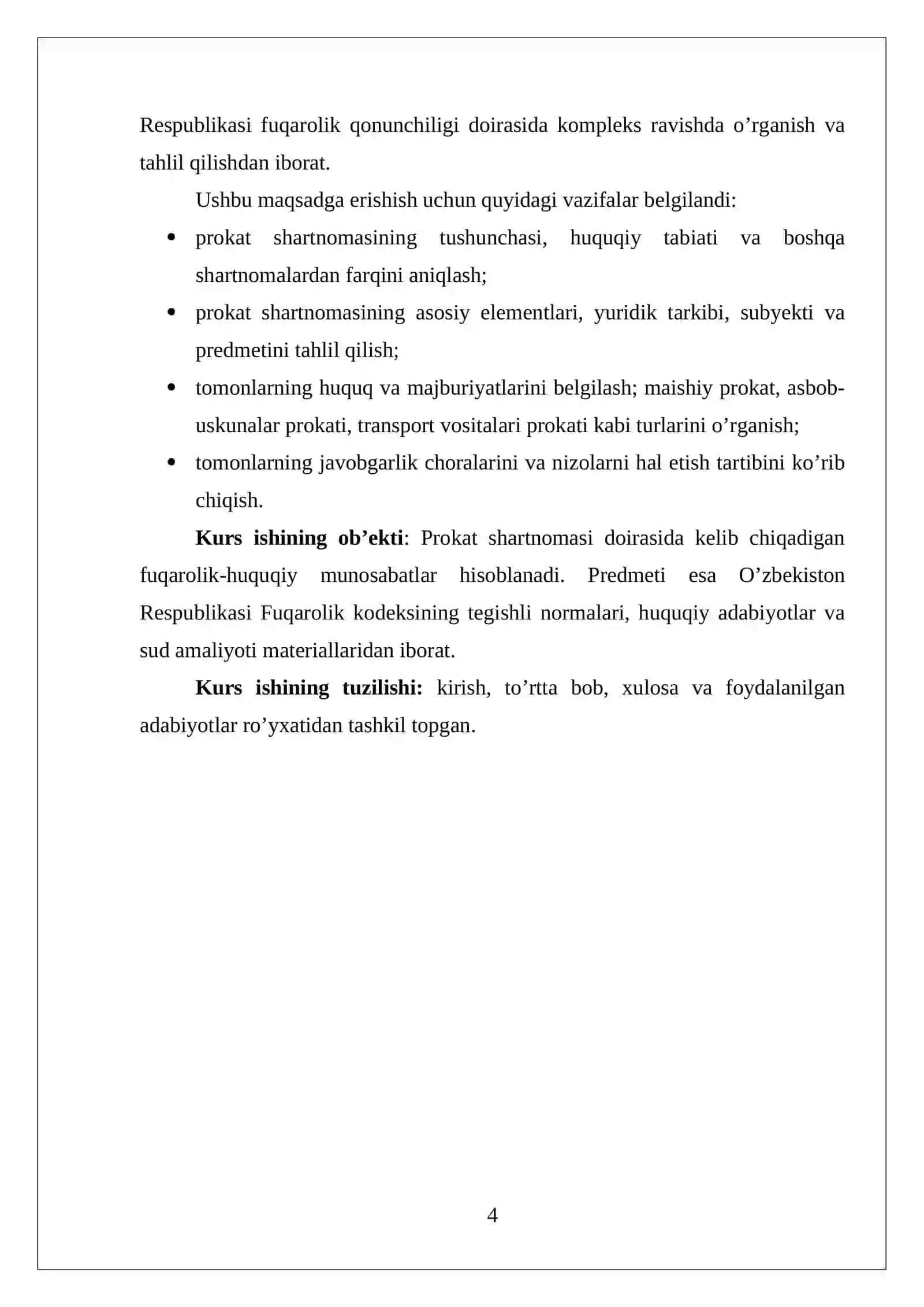 PROKAT SHARTNOMASI: HUQUQIY TABIATI, BELGILARI VA O’ZIGA XOS XUSUSIYATLARI 4