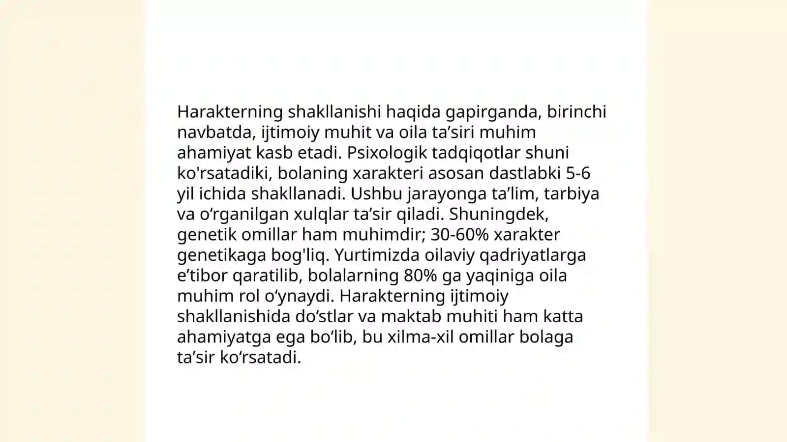 Shaxsning individual harakatlari Temperament, harakter, Qobiliyatlar va ularning diagnostikasi 4