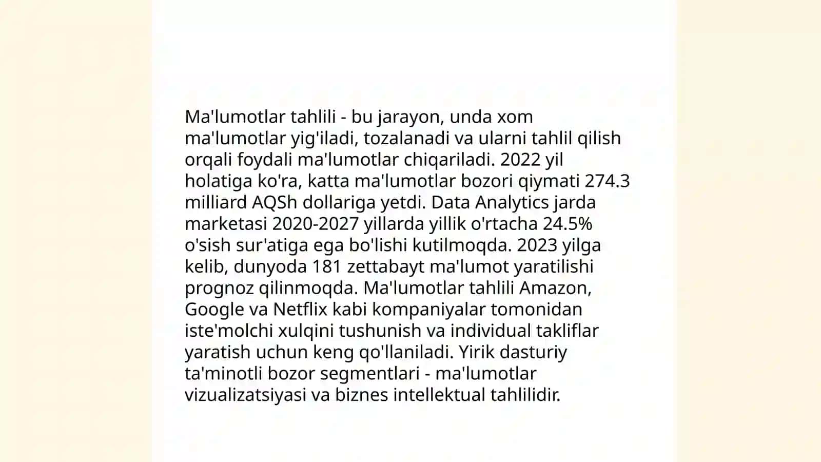 Sun'iy intellekt (AI) asoslari 4