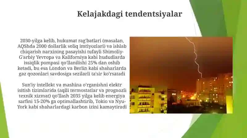 Elektrenergiyadanfoydalangan holda isitish tizimlari 4