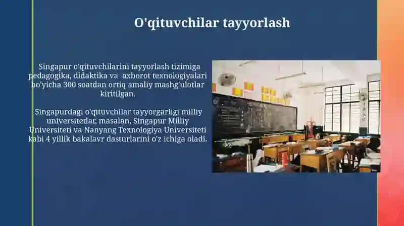 Singapur ta'lim tizimi 4