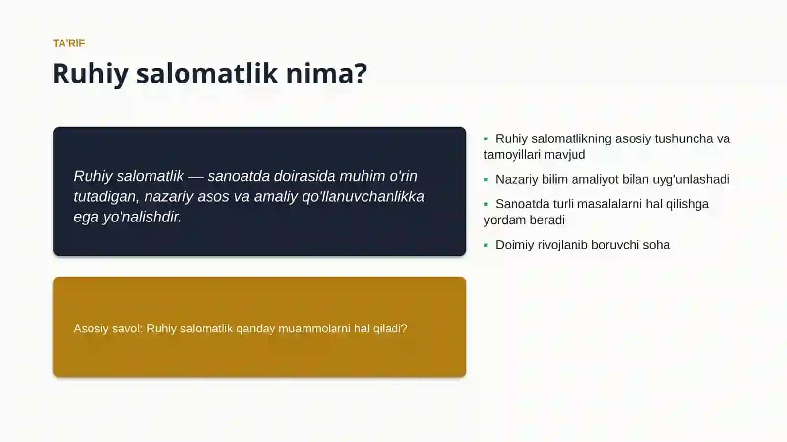 Ruhiy salomatlik 4