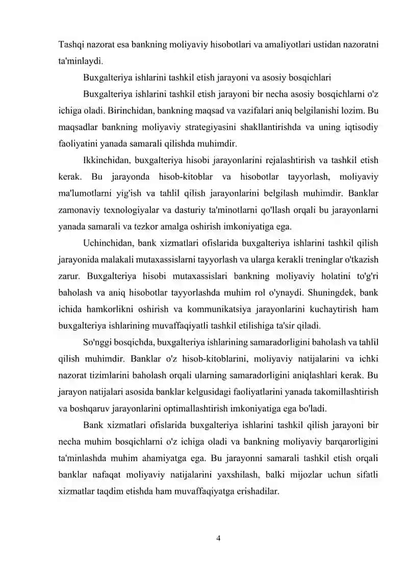 Buxgalteriya ishlarini tashkil qilish asoslari 4